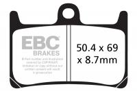 Тормозные колодки EBC FA380HH (FZ8, XT1200Z, R6, R1, FZ1)