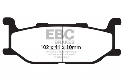 Тормозные колодки EBC FA179 XVS950A 5S7-W0045-00-00